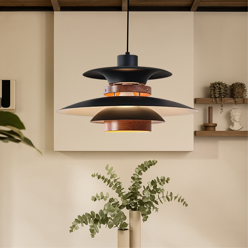 Lampada a Sospensione Merado con Braccio Regolabile – Design Scandinavo per Illuminare il Tavolo in Sala da Pranzo