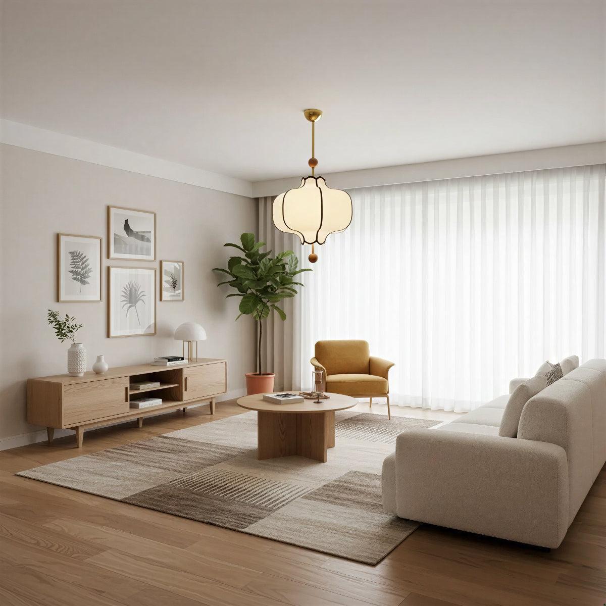 Lampadario a Forma di Lanterna per Interni Moderni