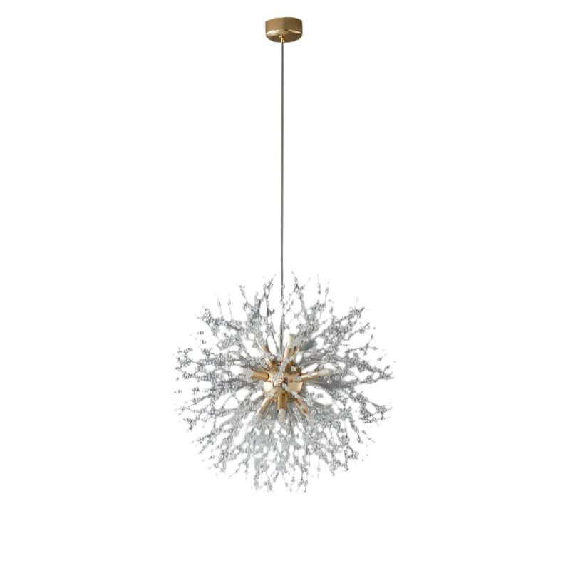 Lampadario Moderno a LED a Cristallo Dente di Leone