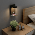 BrightSpot Lampada da Notte con Caricatore – Luce da Scrivania LED Rotazione 330° con Dock di Carica USB
