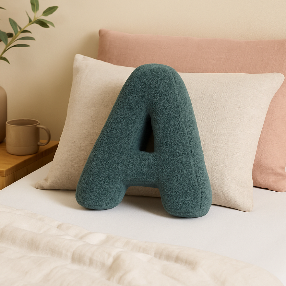 Cuscino Decorativo Lettera Personalizzato per Divano
