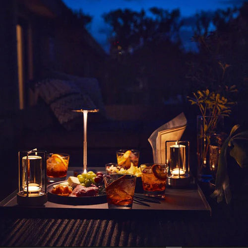 Lampada da tavolo LED wireless di lusso - Luna Glow
