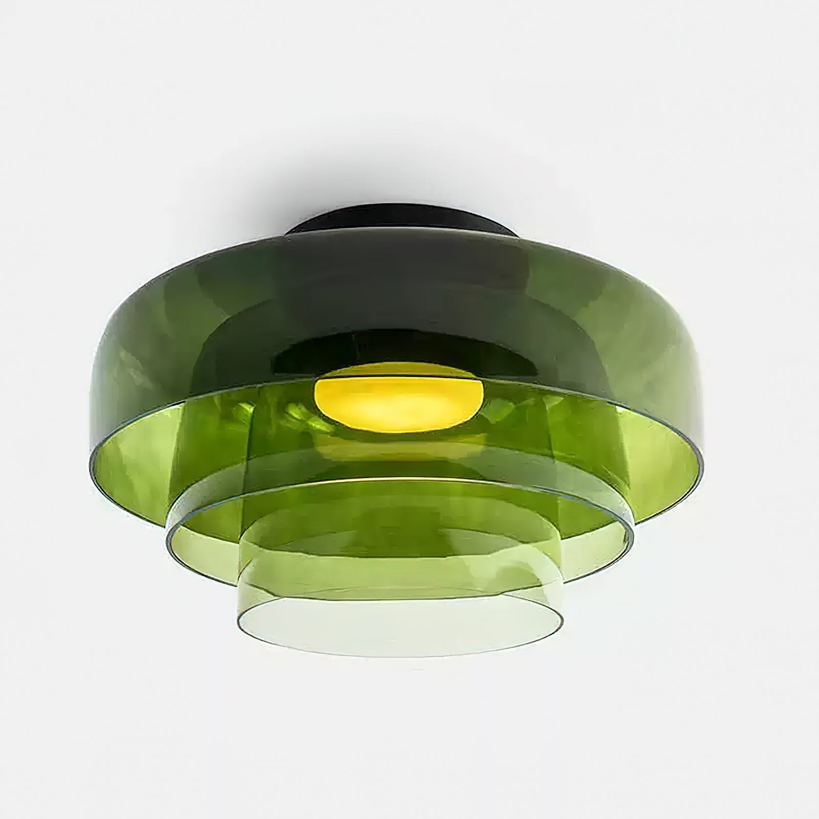 Vessaya | Lampada a soffitto in vetro stratificato moderno per camere da letto e soggiorni
