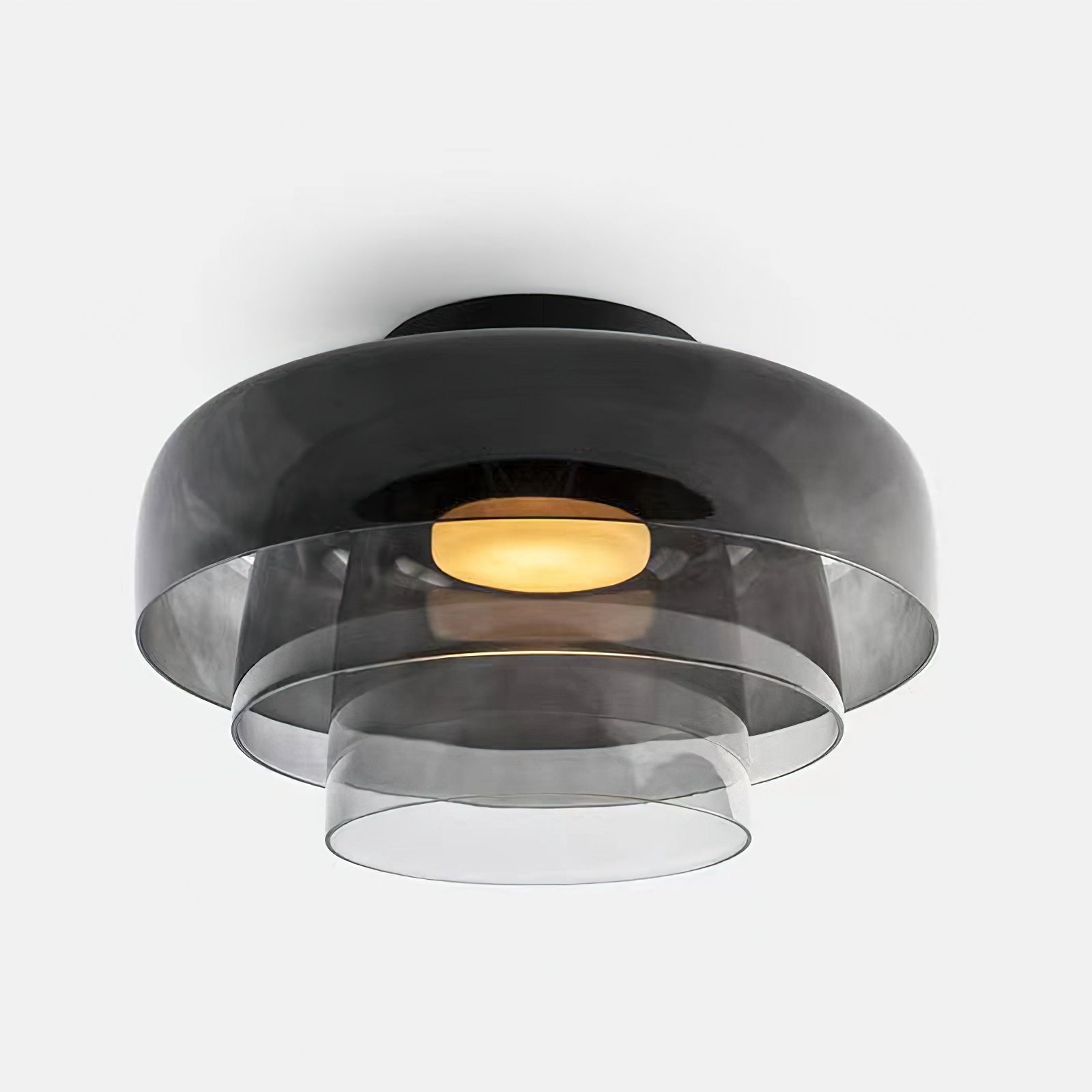Vessaya | Lampada a soffitto in vetro stratificato moderno per camere da letto e soggiorni