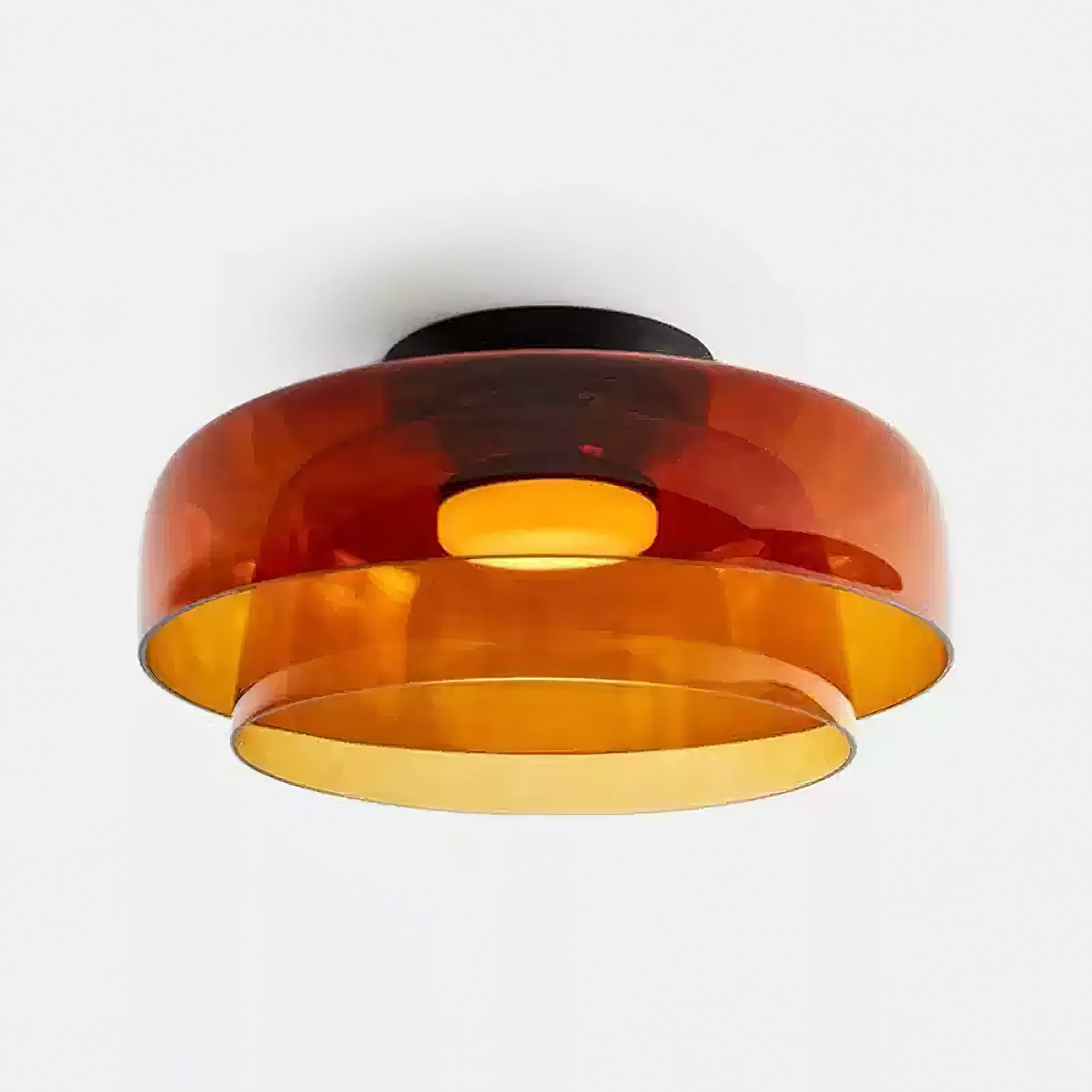 Vessaya | Lampada a soffitto in vetro stratificato moderno per camere da letto e soggiorni