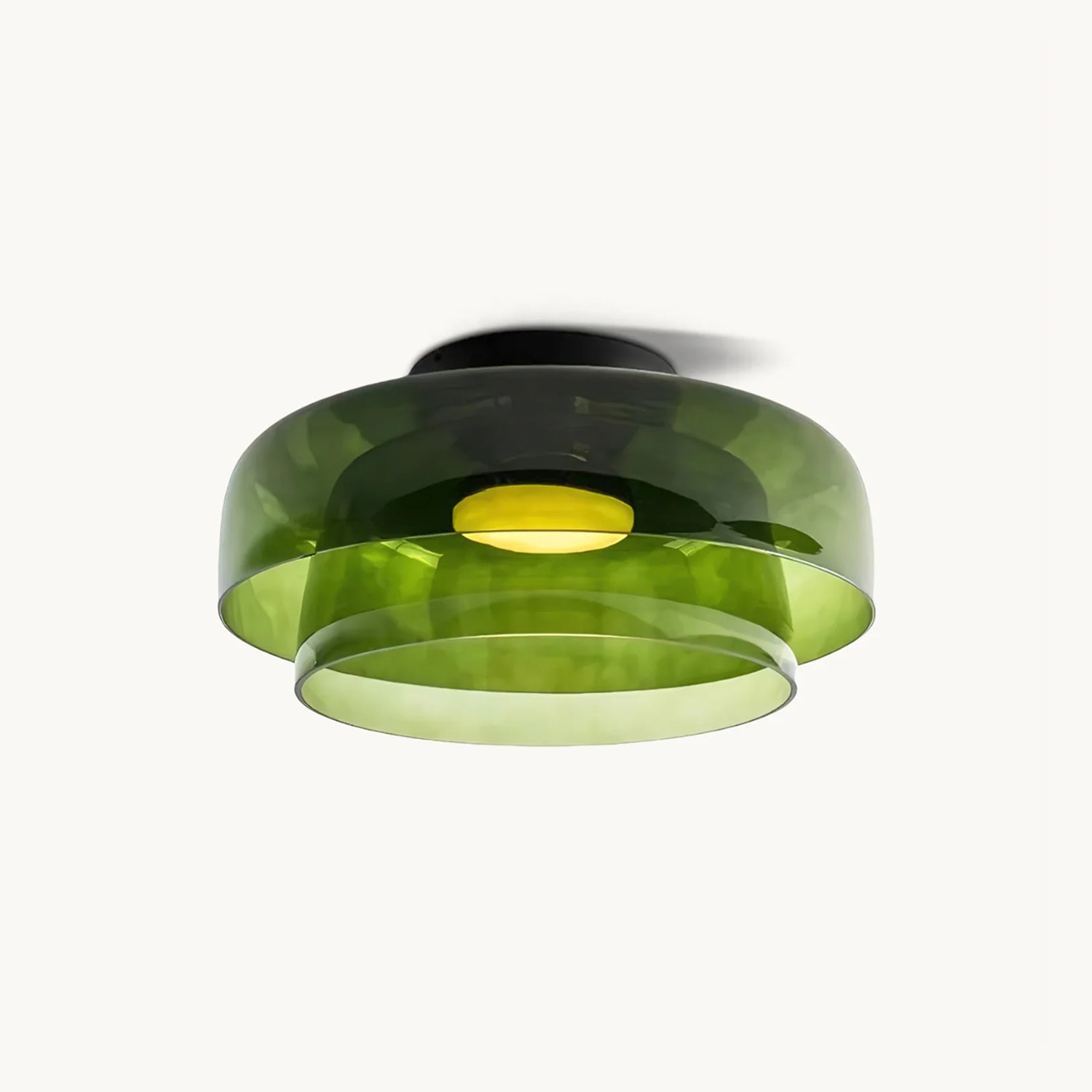 Vessaya | Lampada a soffitto in vetro stratificato moderno per camere da letto e soggiorni