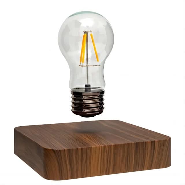 Lampadina Levitate | Lampadina a Luce Fluttuante Magnetica – Lampada da Scrivania LED Senza Fili
