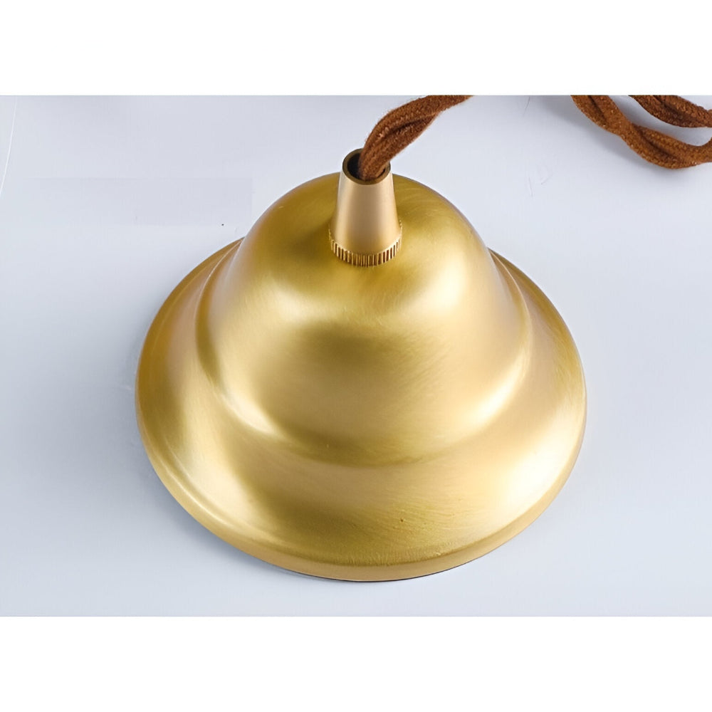 VividGlass – Lampada a Sospensione in Vetro Colorato con Accenti in Rame