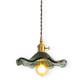 VividGlass – Lampada a Sospensione in Vetro Colorato con Accenti in Rame