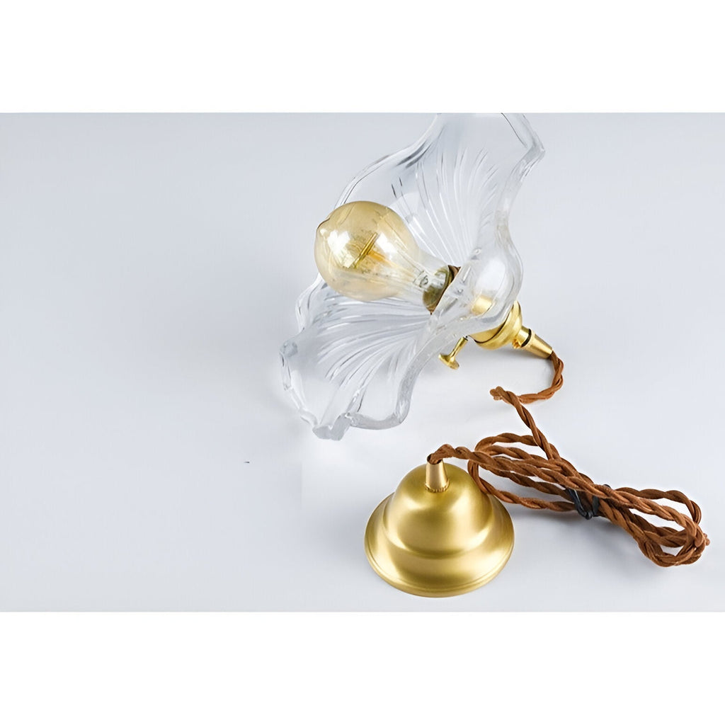VividGlass – Lampada a Sospensione in Vetro Colorato con Accenti in Rame