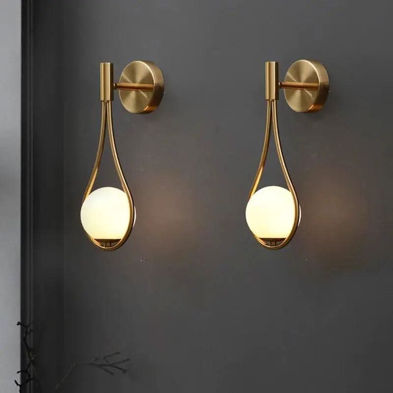 Lampada da Parete LED Scandinava – Lampada Minimalista in Legno e Metallo