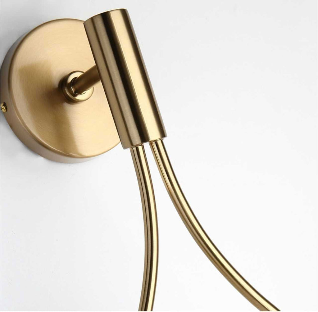Lampada da Parete LED Scandinava – Lampada Minimalista in Legno e Metallo