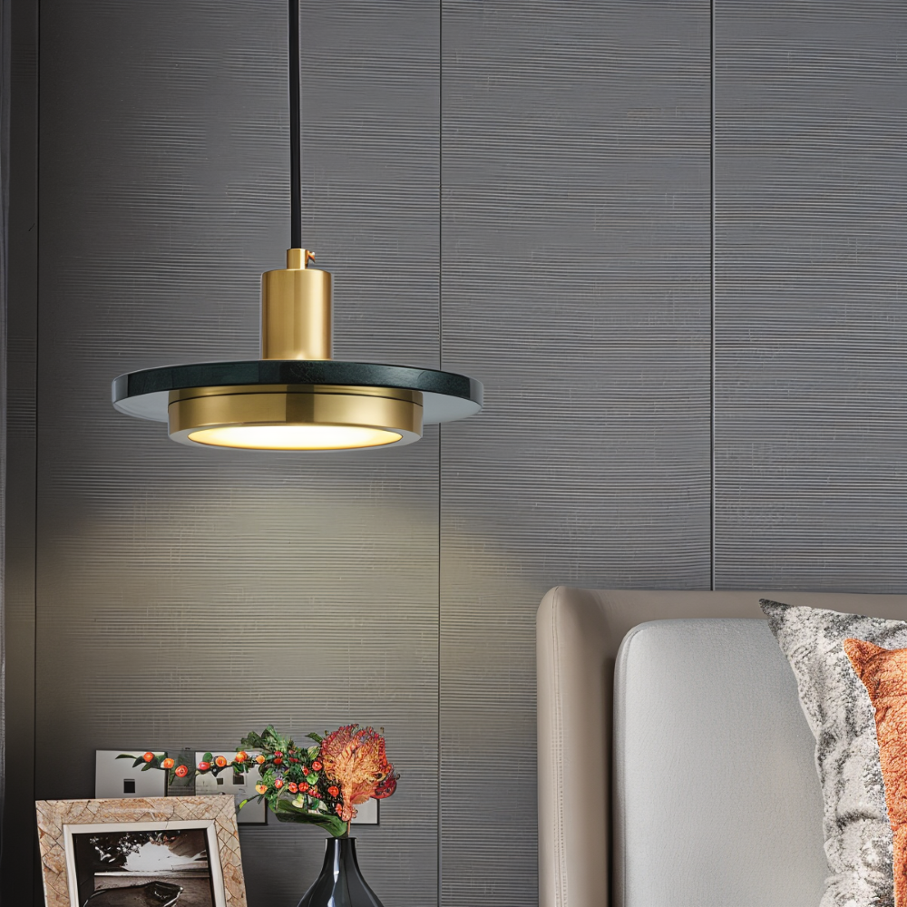 Moduno – Lampada a Sospensione Moderna in Metallo con Design a Doppio Strato