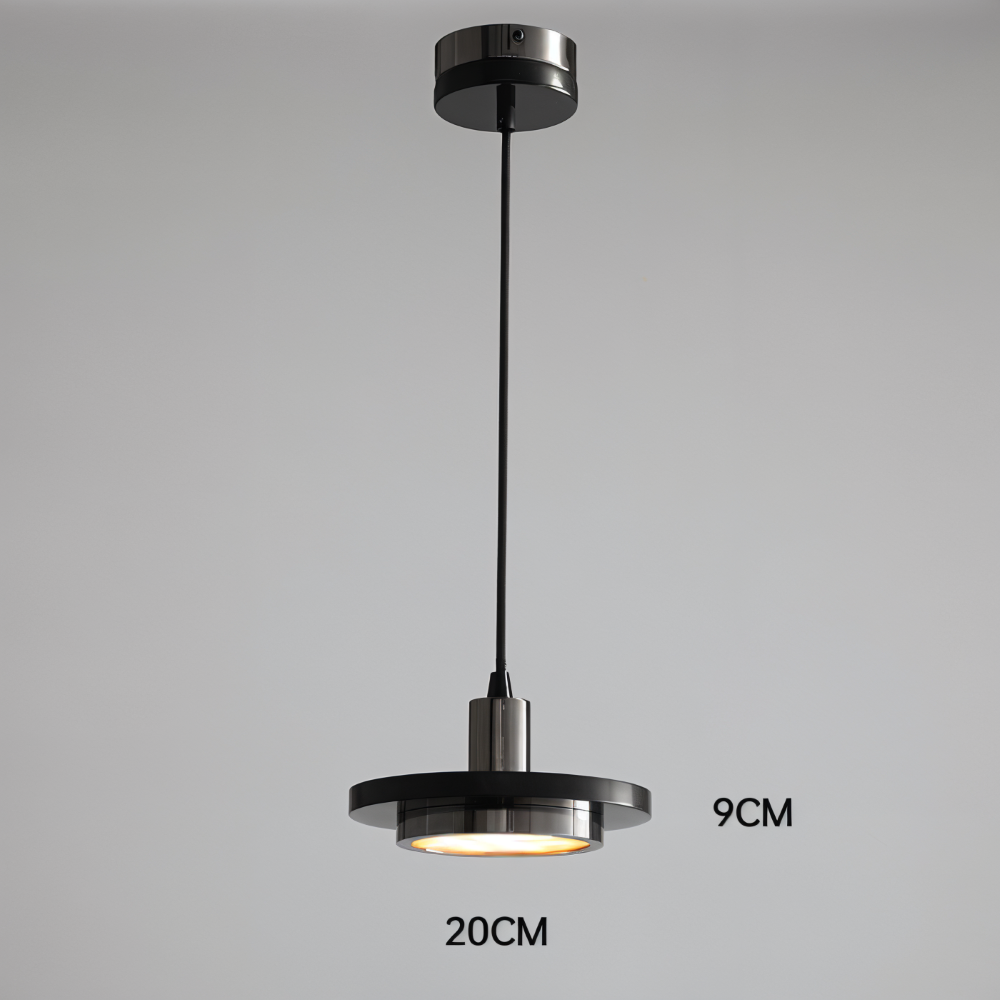 Moduno – Lampada a Sospensione Moderna in Metallo con Design a Doppio Strato