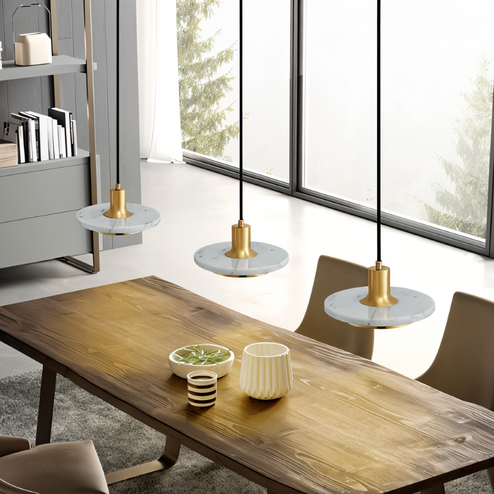 Moduno – Lampada a Sospensione Moderna in Metallo con Design a Doppio Strato