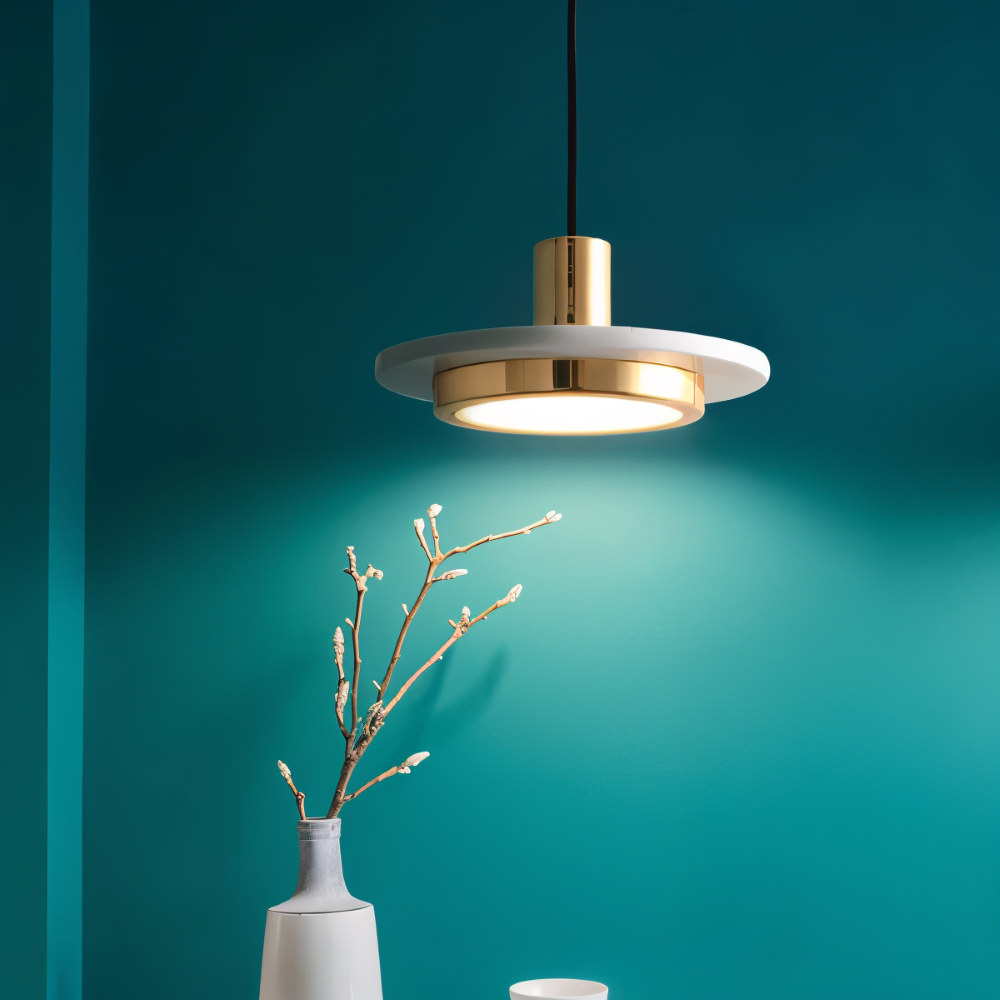 Moduno – Lampada a Sospensione Moderna in Metallo con Design a Doppio Strato