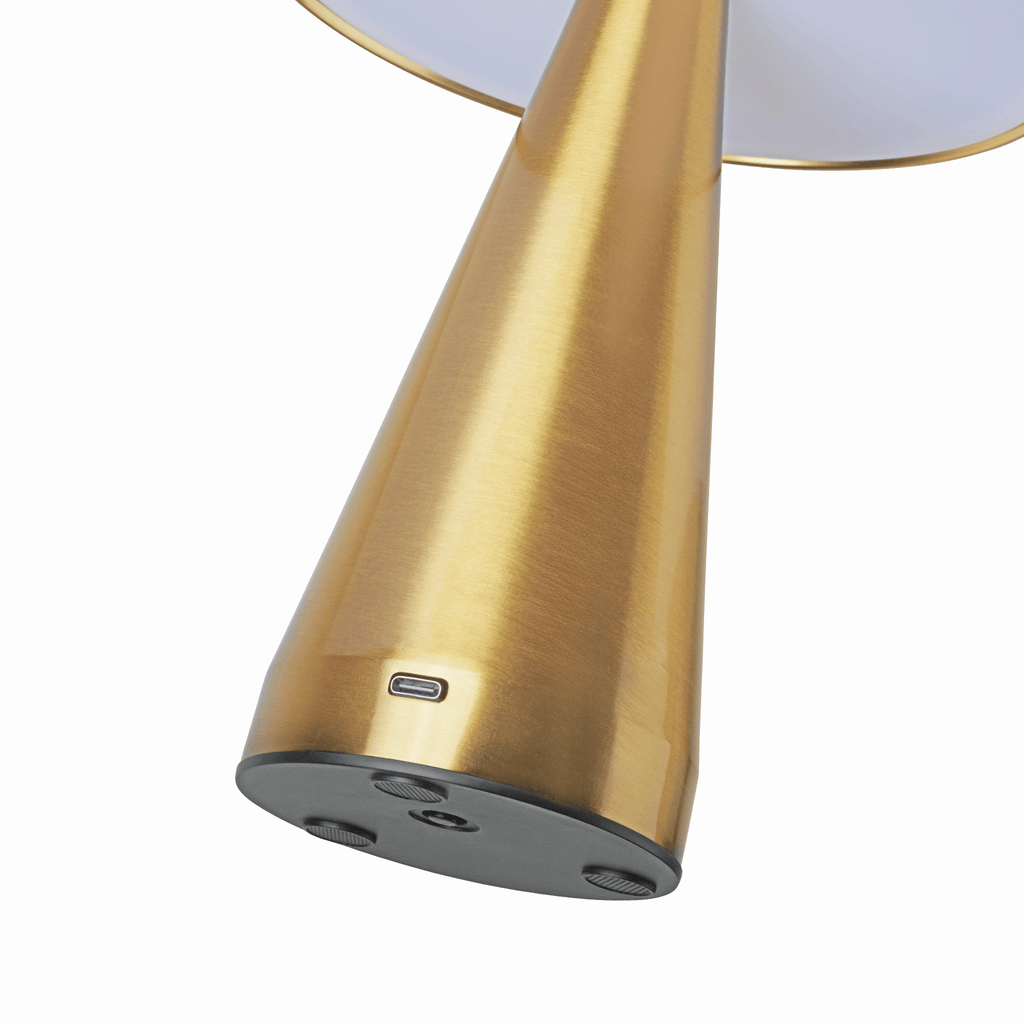 Vessara | Lampada da Tavolo LED Portatile Ricaricabile con Temperatura di Luce Regolabile