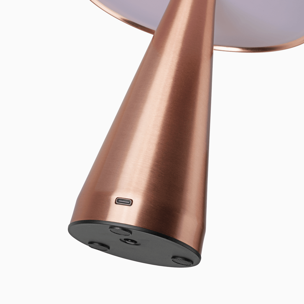 Vessara | Lampada da Tavolo LED Portatile Ricaricabile con Temperatura di Luce Regolabile