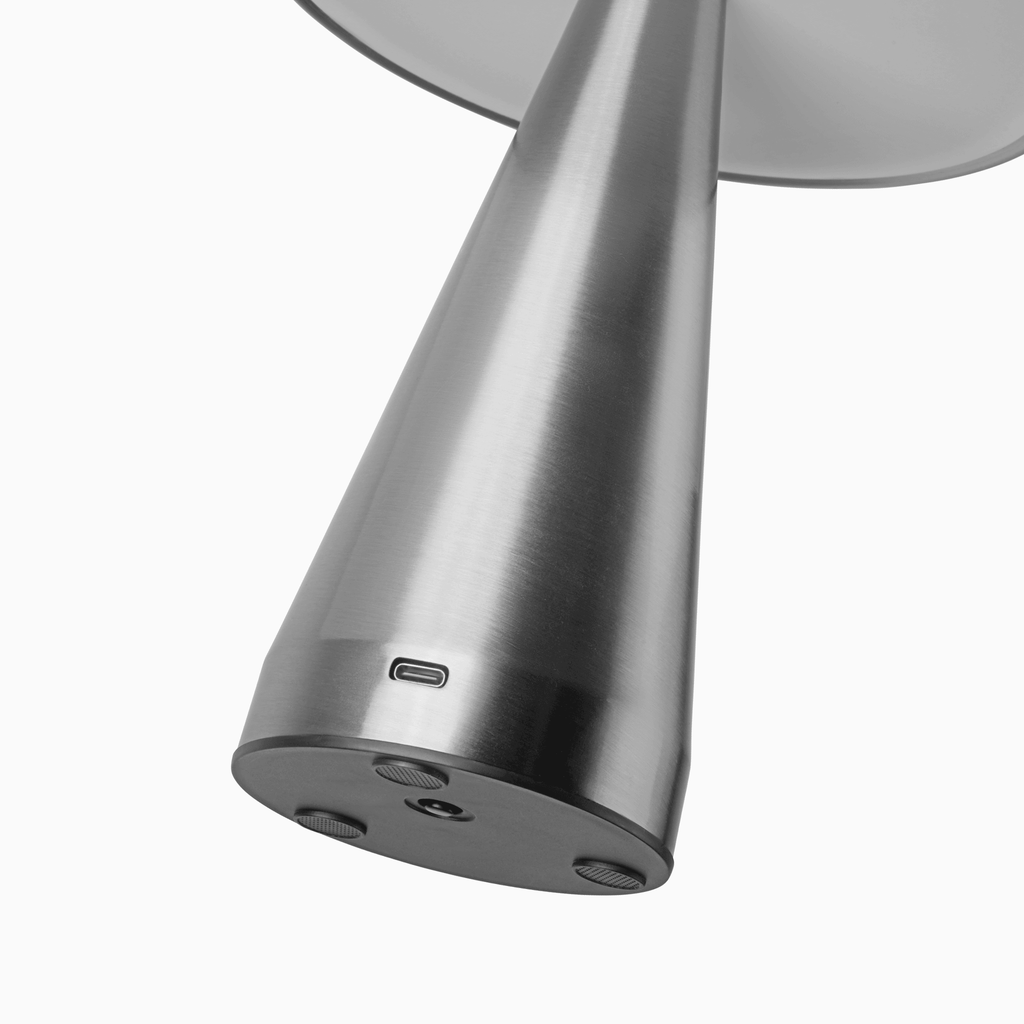 Vessara | Lampada da Tavolo LED Portatile Ricaricabile con Temperatura di Luce Regolabile