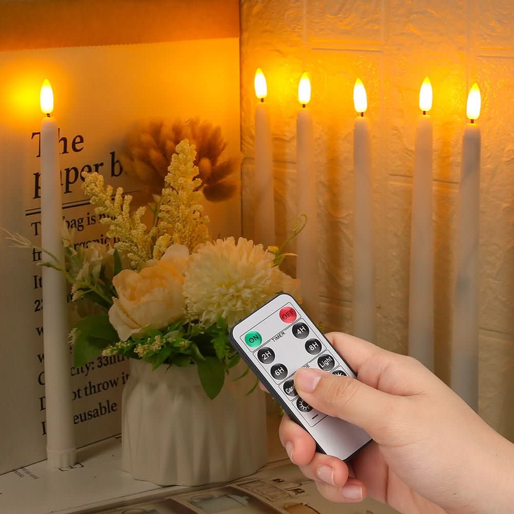 Candele LED Stazionarie con Telecomando