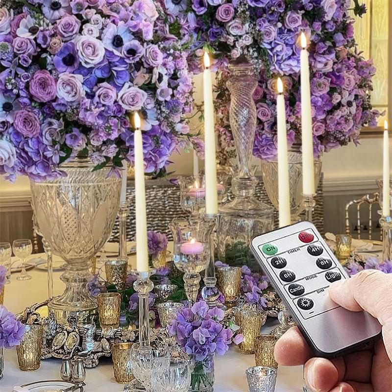 Candele LED Stazionarie con Telecomando