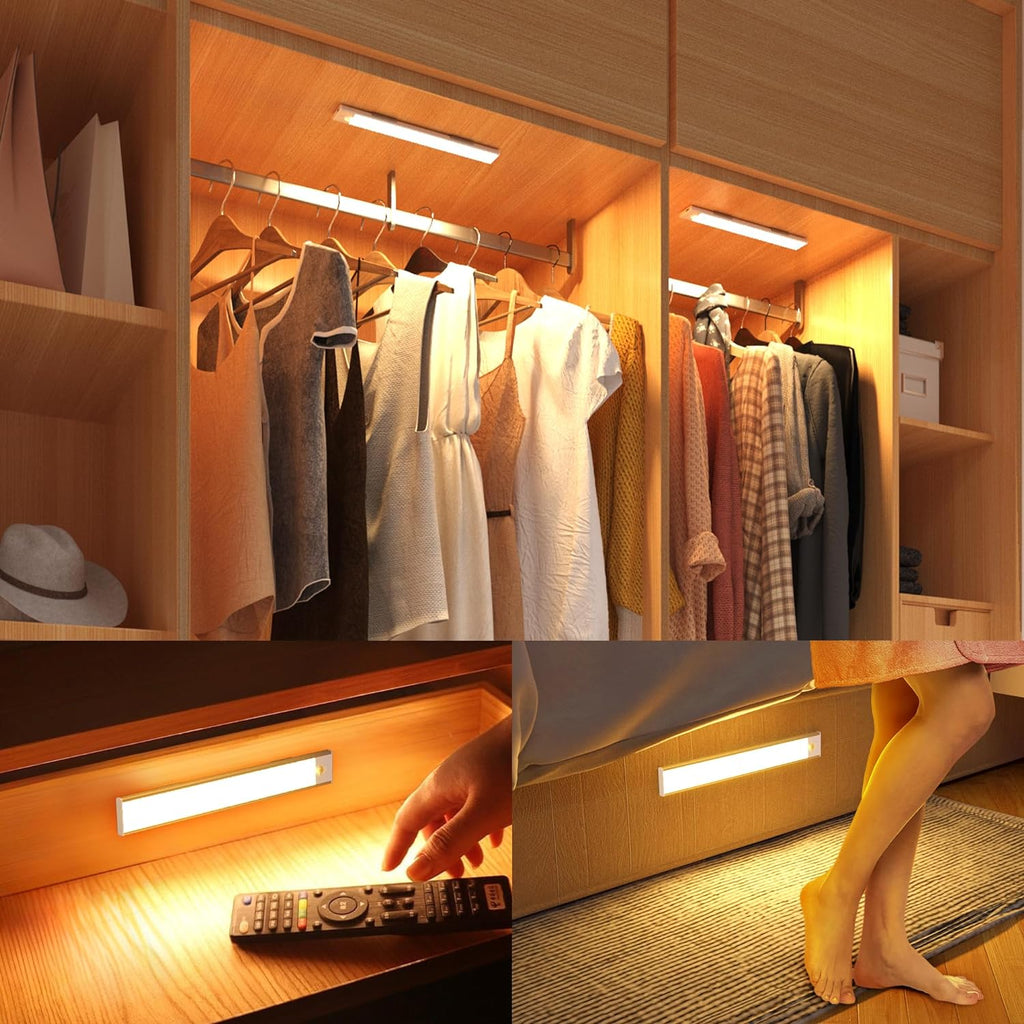 Lampada LED senza fili Lumilux con sensore e tre colori di luce