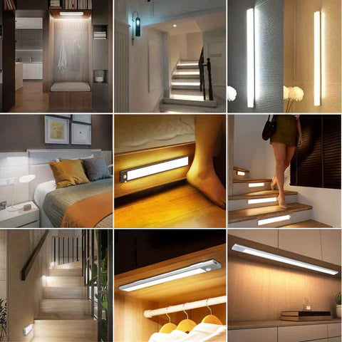 Lampada LED senza fili Lumilux con sensore e tre colori di luce