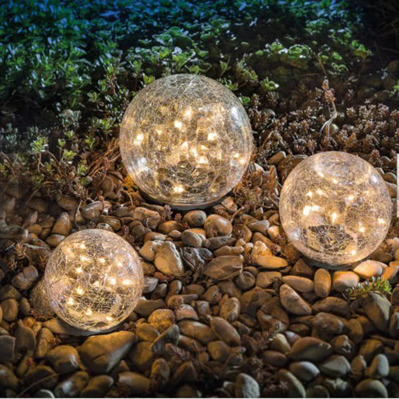 LuminaraBeam Lampada da Giardino Solare a Sfera Design Elegante