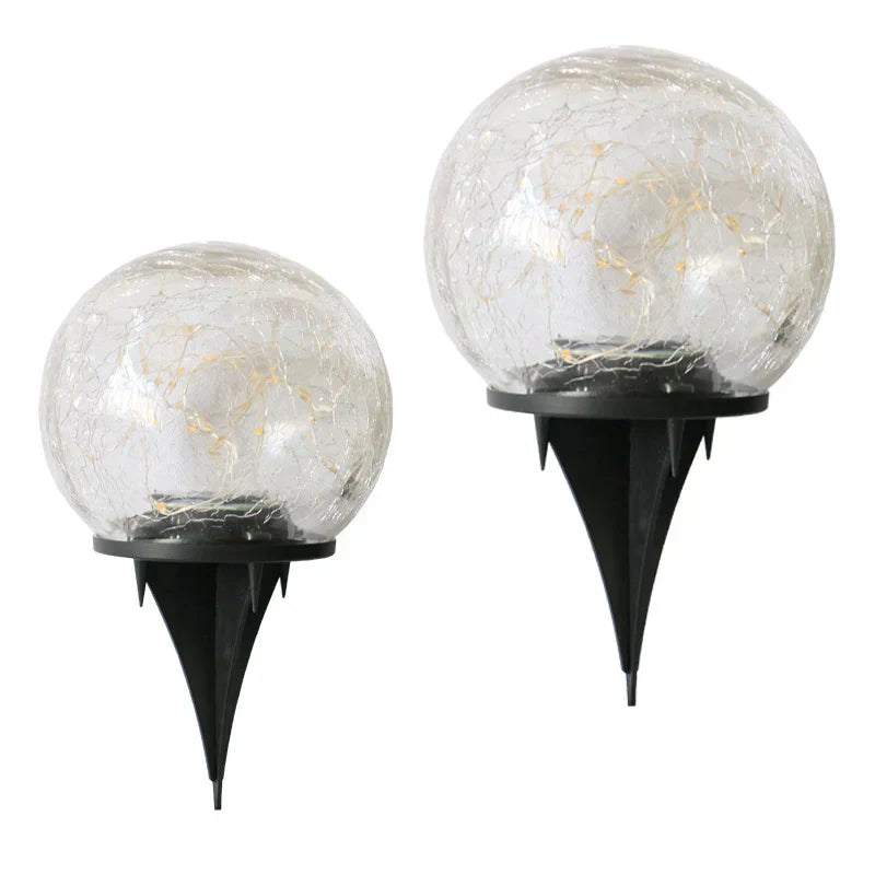 LuminaraBeam Lampada da Giardino Solare a Sfera Design Elegante