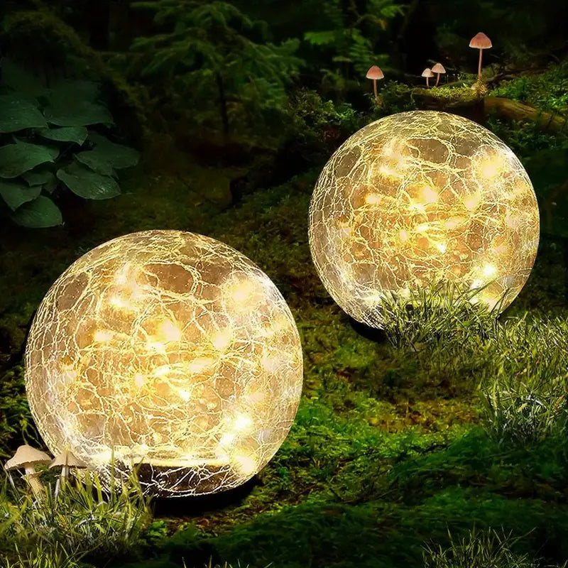 LuminaraBeam Lampada da Giardino Solare a Sfera Design Elegante