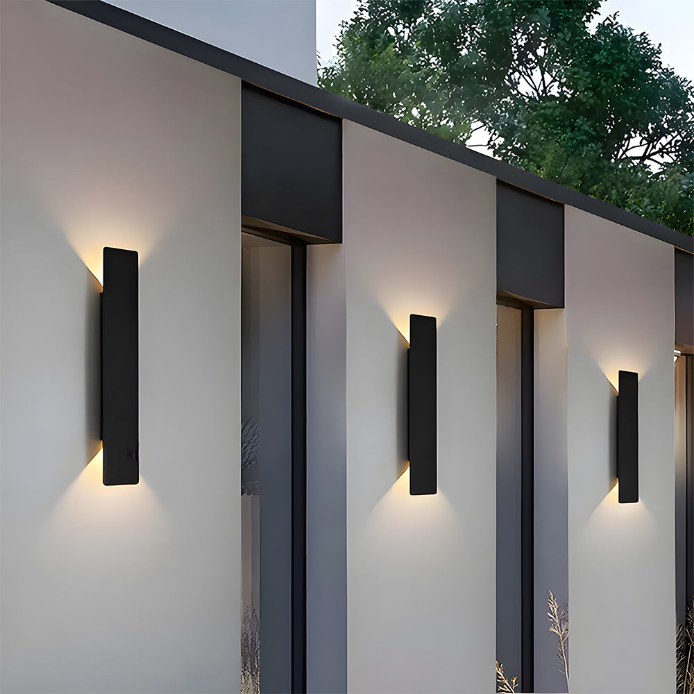Selvik | Moderno Applique da Esterno in Alluminio con Classe di Protezione IP65 in Quattro Lunghezze per Giardino, Patio e Vialetto