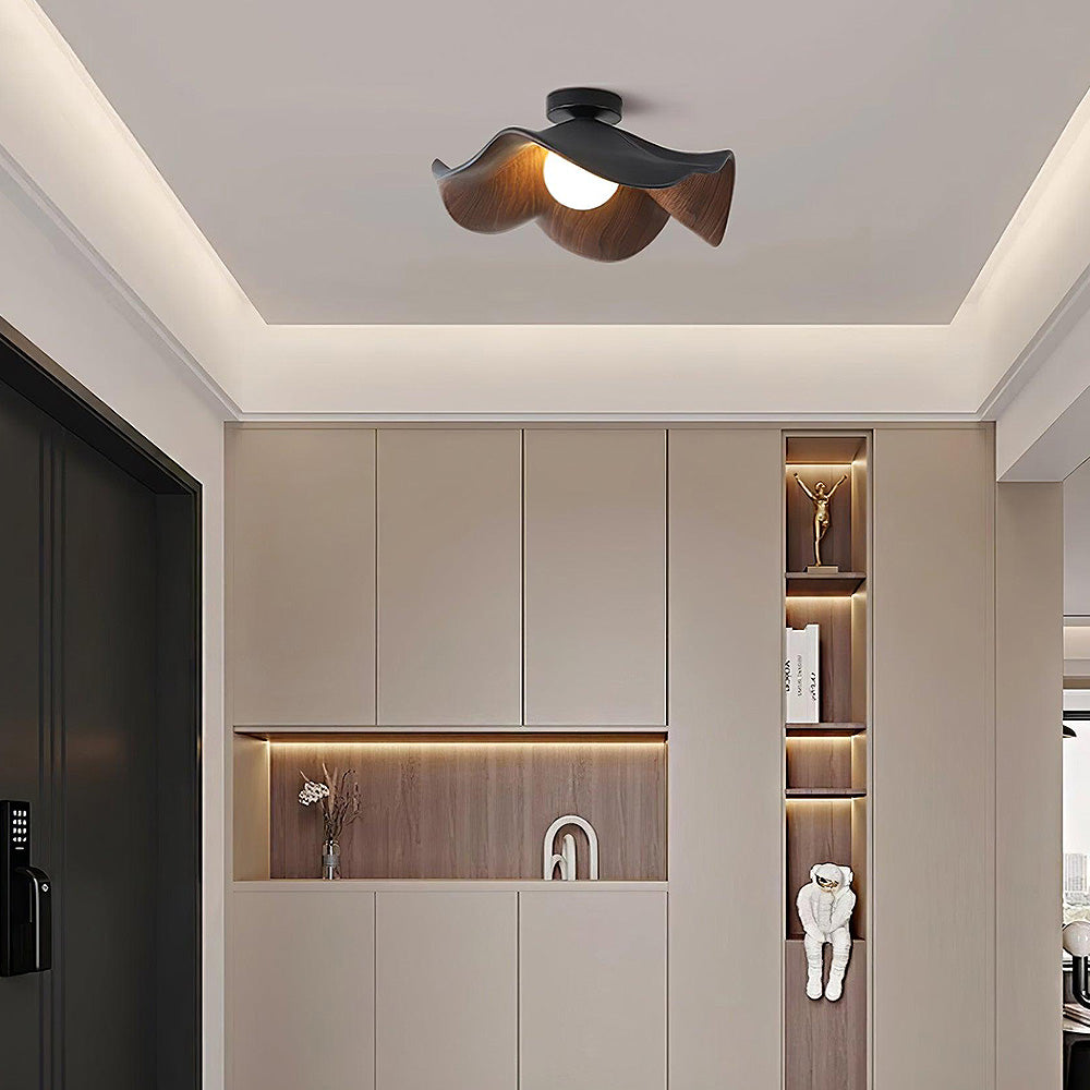 Lampada da Soffitto in Legno Elegante Ispirata allo Stile Scandinavo