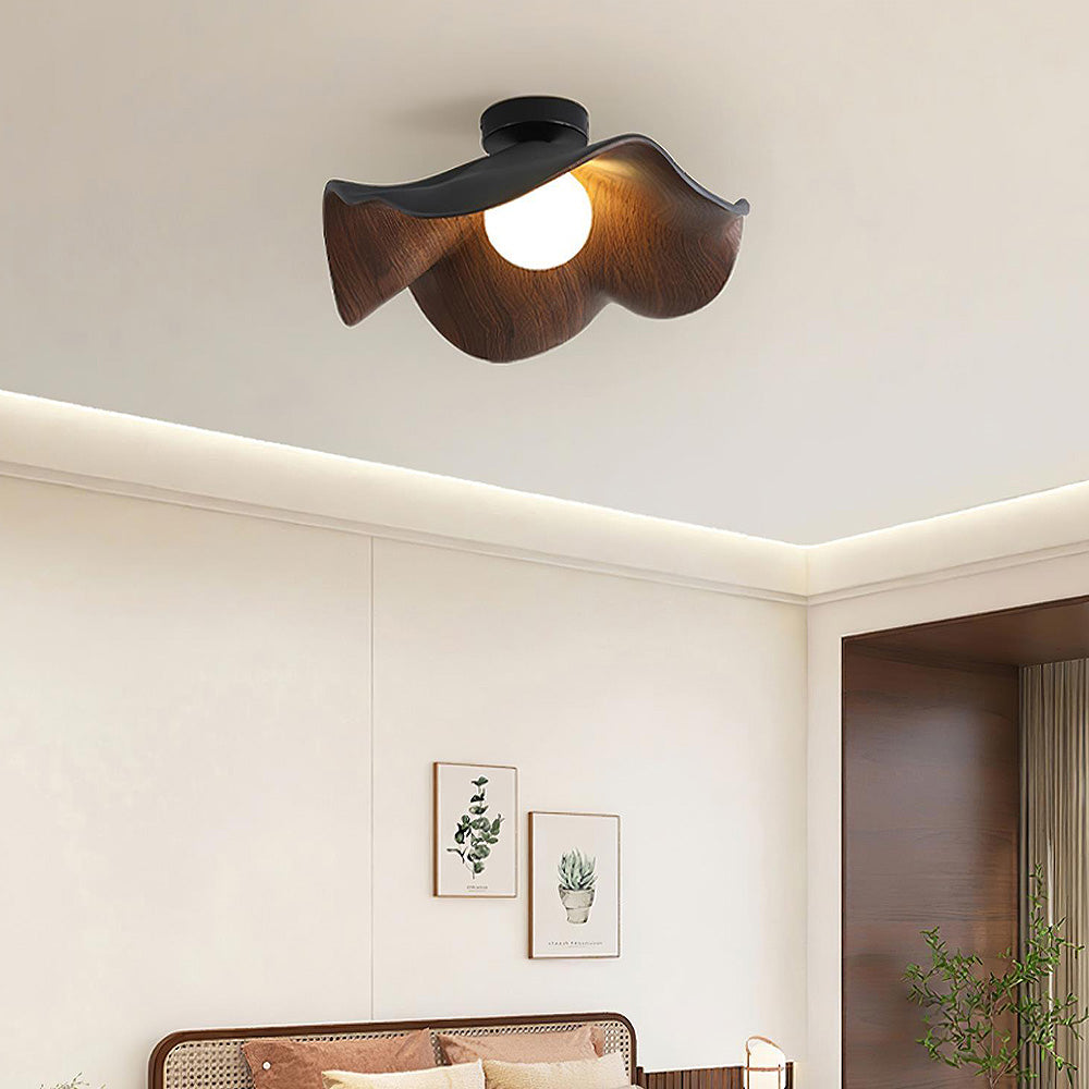 Lampada da Soffitto in Legno Elegante Ispirata allo Stile Scandinavo