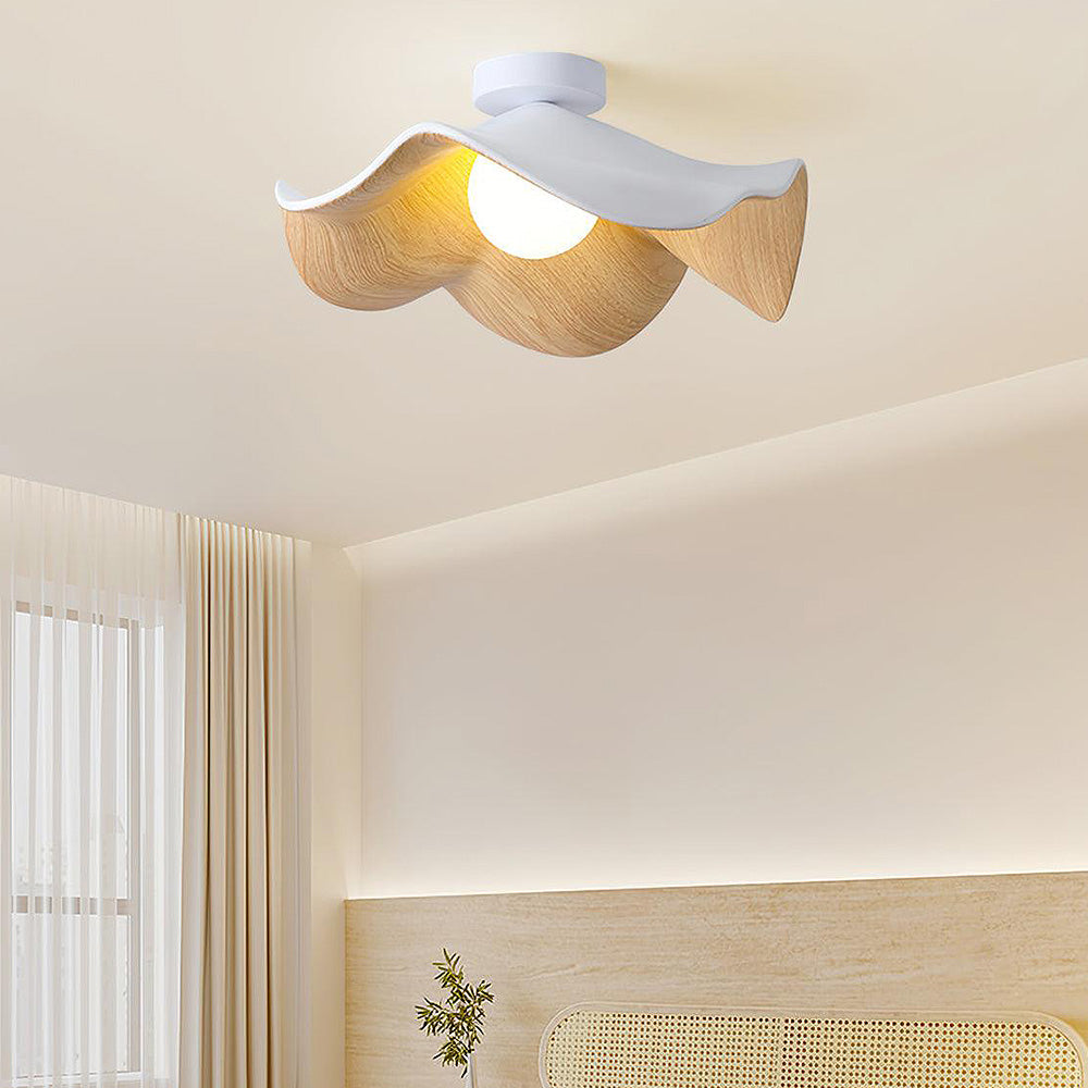 Lampada da Soffitto in Legno Elegante Ispirata allo Stile Scandinavo