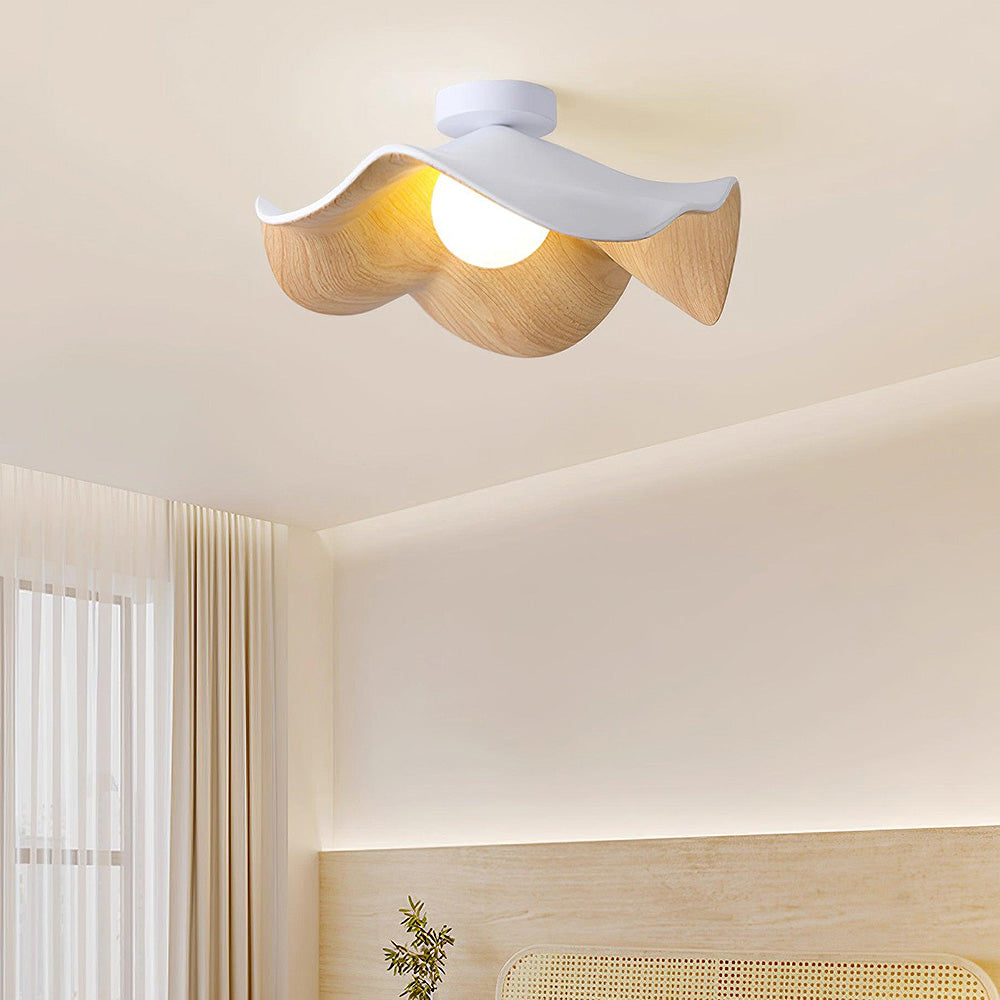 Lampada da Soffitto in Legno Elegante Ispirata allo Stile Scandinavo