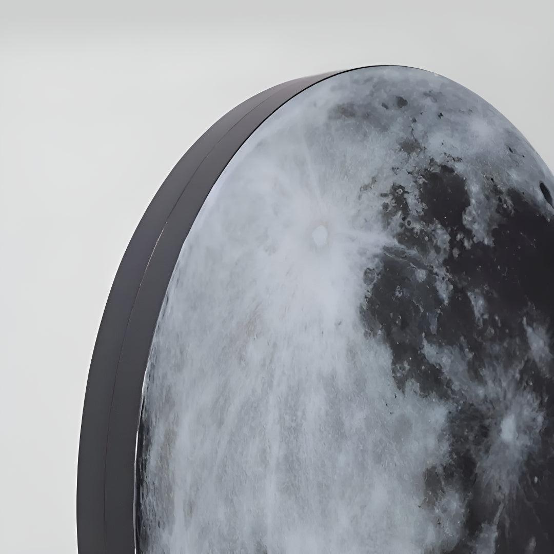 Luce da Parete Rotonda Luna con Design Artistico Moderno