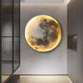 Luce da Parete Rotonda Luna con Design Artistico Moderno