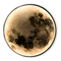 MoonAura – Lampada da parete 3D a forma di luna dimmerabile con design luminoso realistico