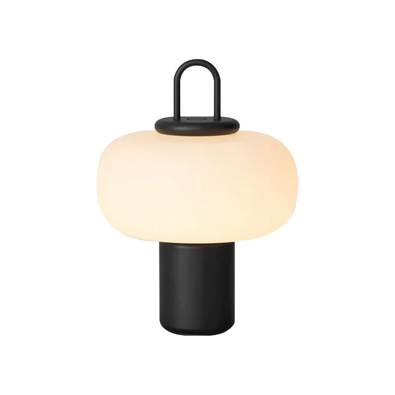 Lampada da Tavolo in Vetro Scandinavo Moderna con Luce LED