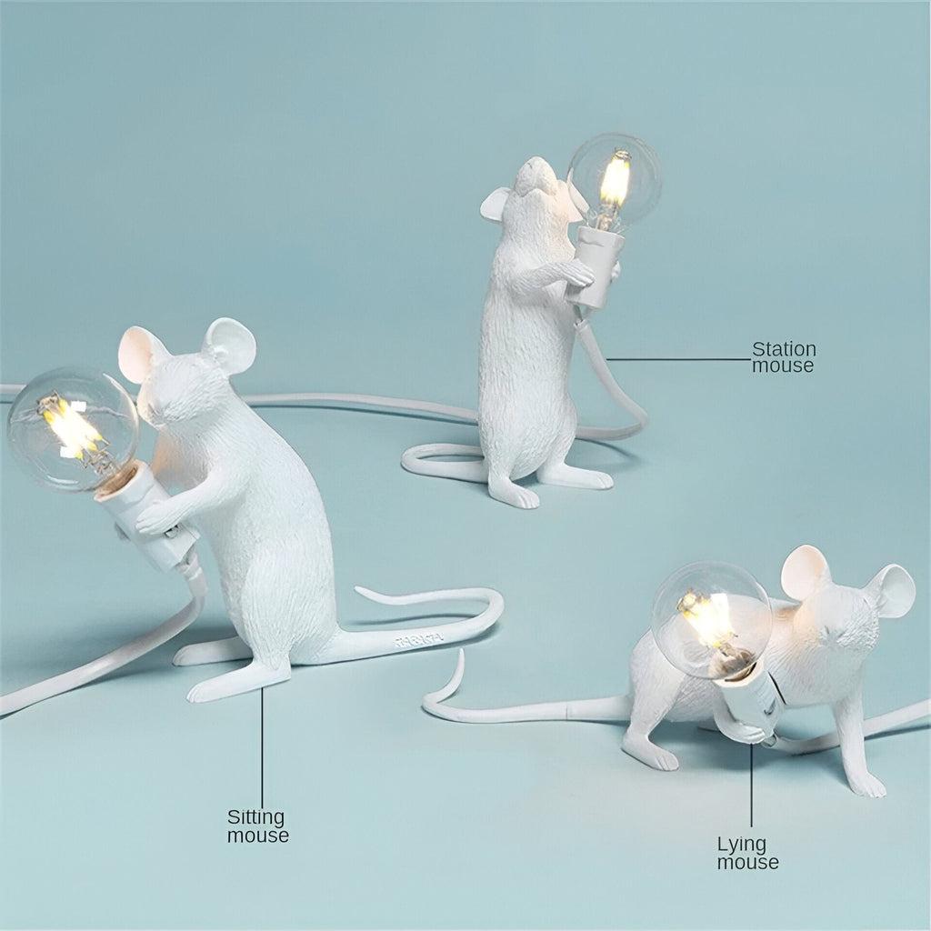 Luci notturne in resina animale