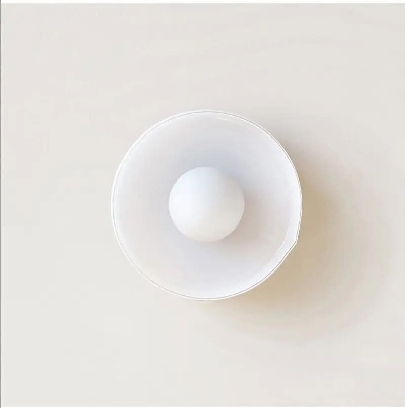 Lampada da soffitto in vetro con design scandinavo – Illuminazione accogliente per ogni interno