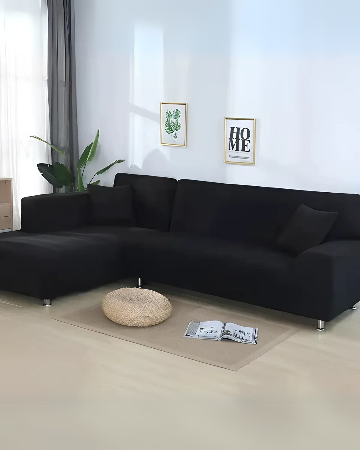 Copertura Elegante per Divano Modulare con Possibilità di Qualsiasi Composizione