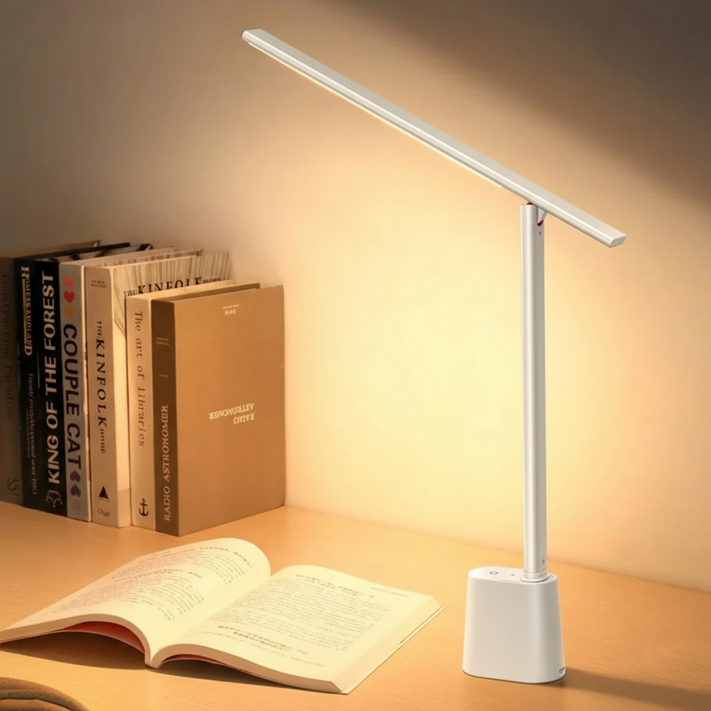 Lampada da scrivania LED Smart Dimbart – Compatta, Pieghevole e Ricaricabile