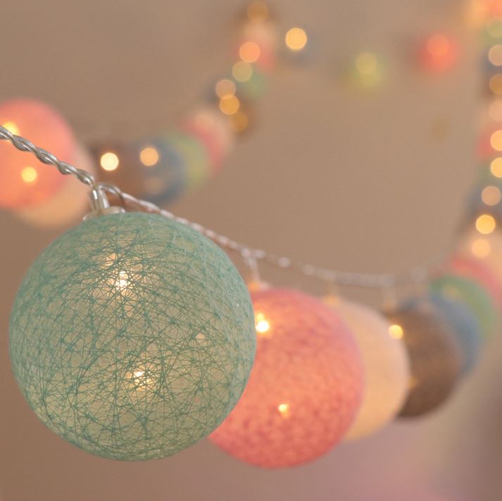 Ballton - Palline di cotone luminose | Diverse combinazioni di colori