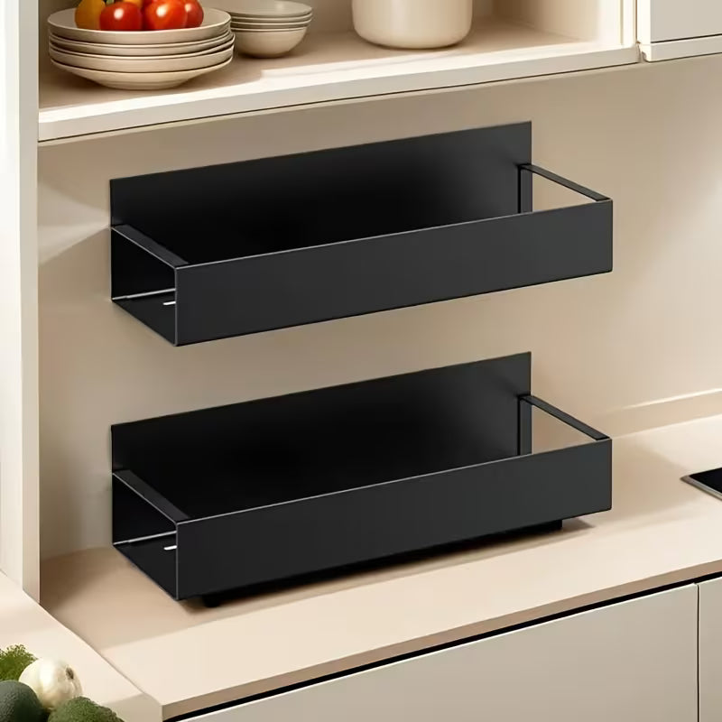 Supporto magnetico | Mensola laterale senza fori | Soluzione salvaspazio | MagniShelf