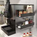 Supporto magnetico | Mensola laterale senza fori | Soluzione salvaspazio | MagniShelf