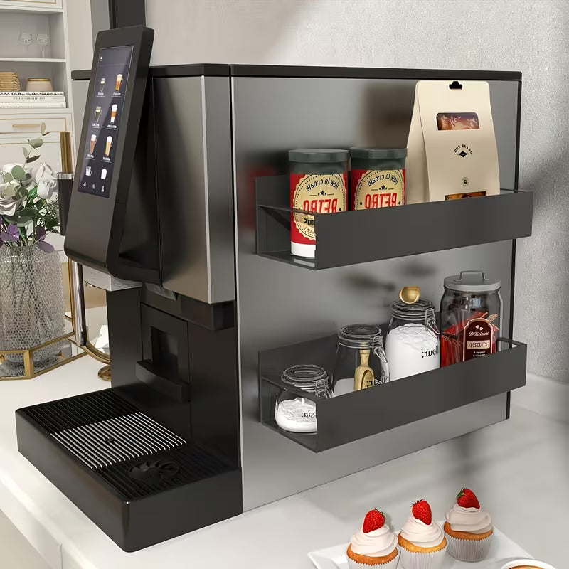 Supporto magnetico | Mensola laterale senza fori | Soluzione salvaspazio | MagniShelf