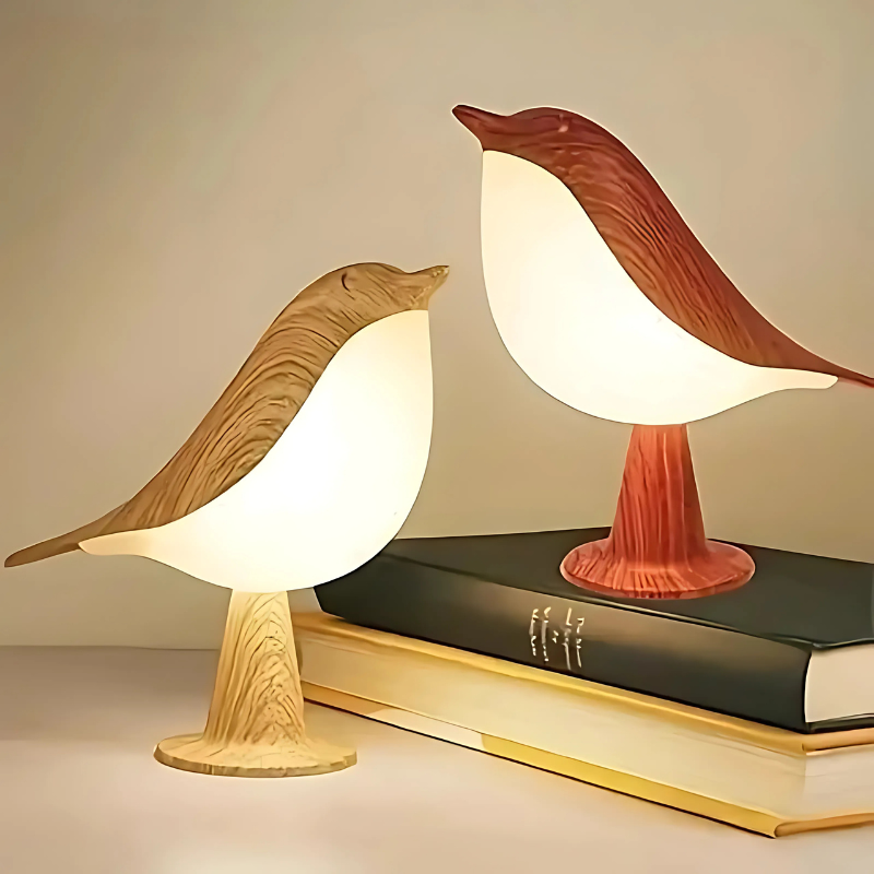 Skanto | Lampada Regolabile a Forma di Uccello | Diffusore di Aroma Portatile con Illuminazione Personalizzabile per Relax e Lettura