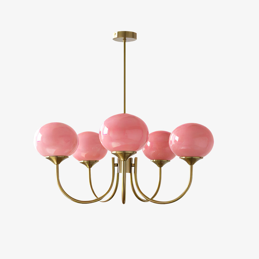AuroraGlow - Lampadario Marshmallow