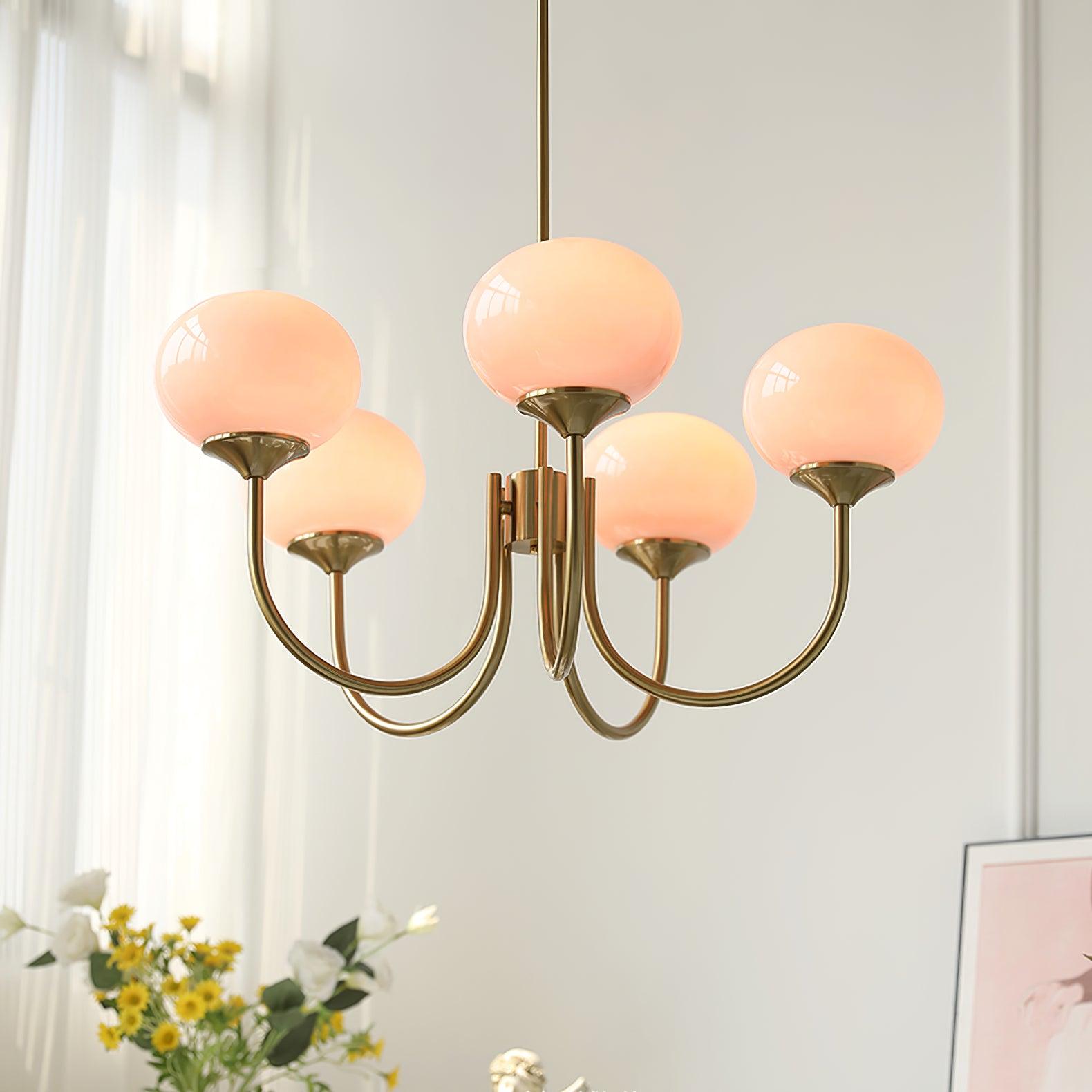 AuroraGlow - Lampadario Marshmallow